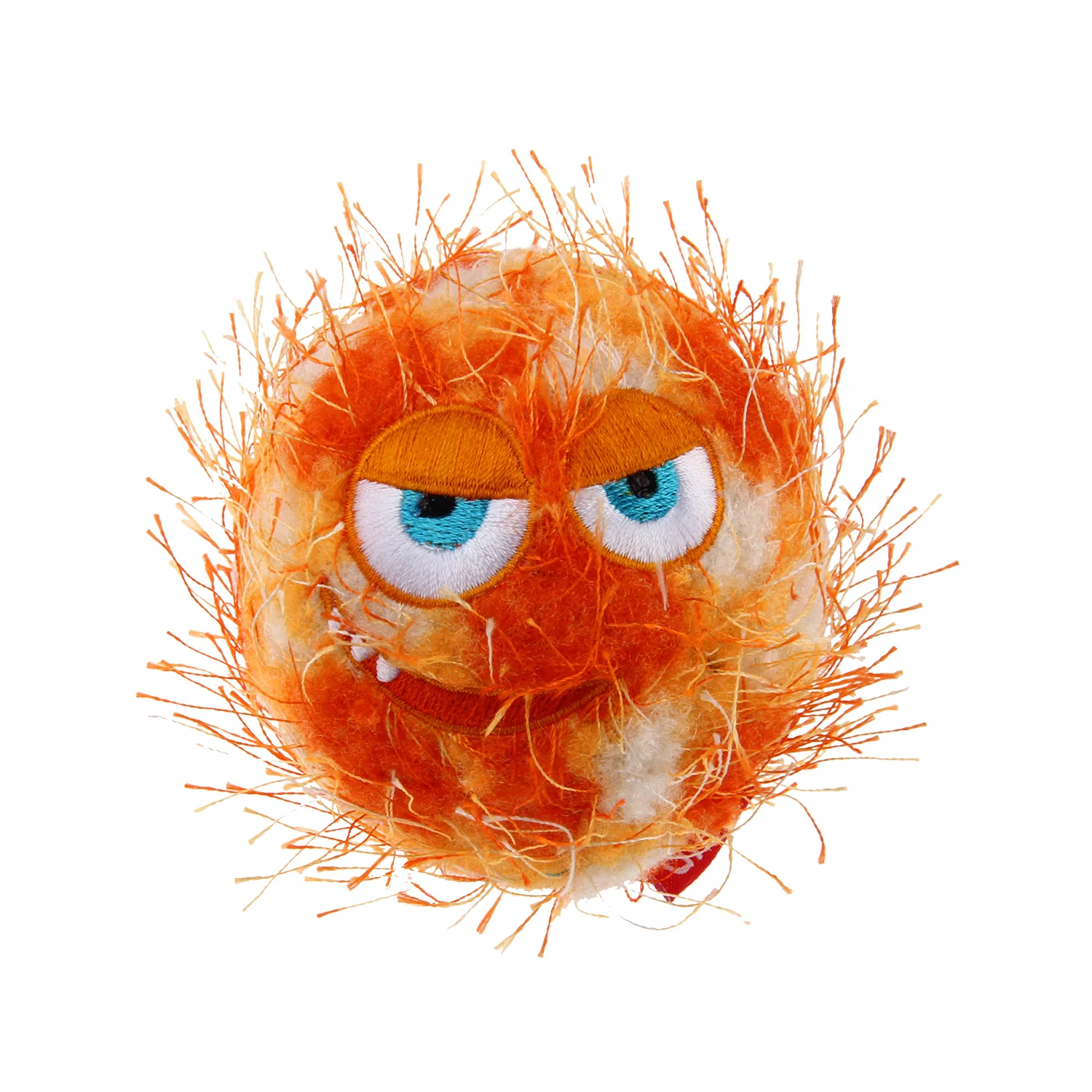 Pelota Crazy Ball Tela Naranja Para Mascota - Image 3