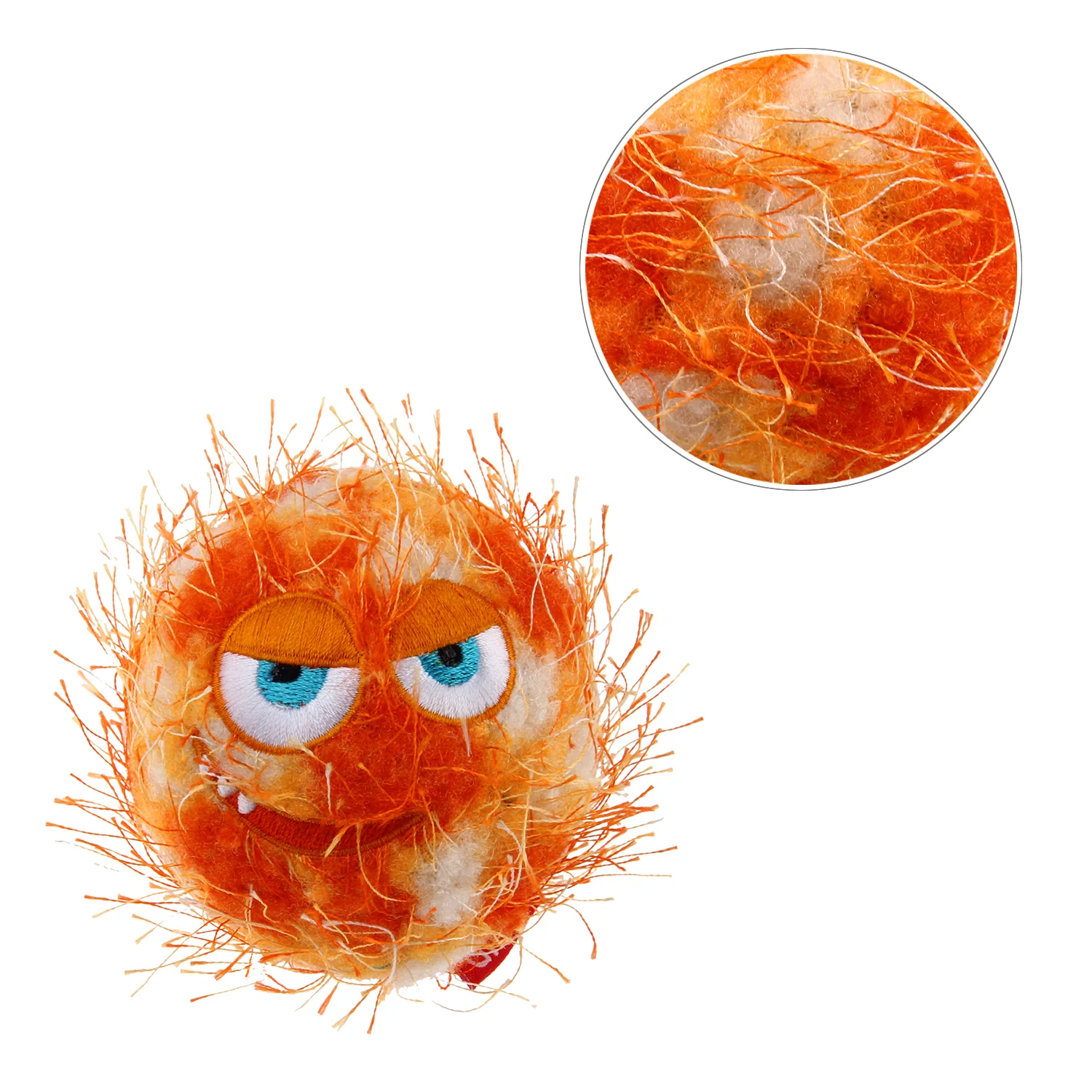 Pelota Crazy Ball Tela Naranja Para Mascota - Image 5