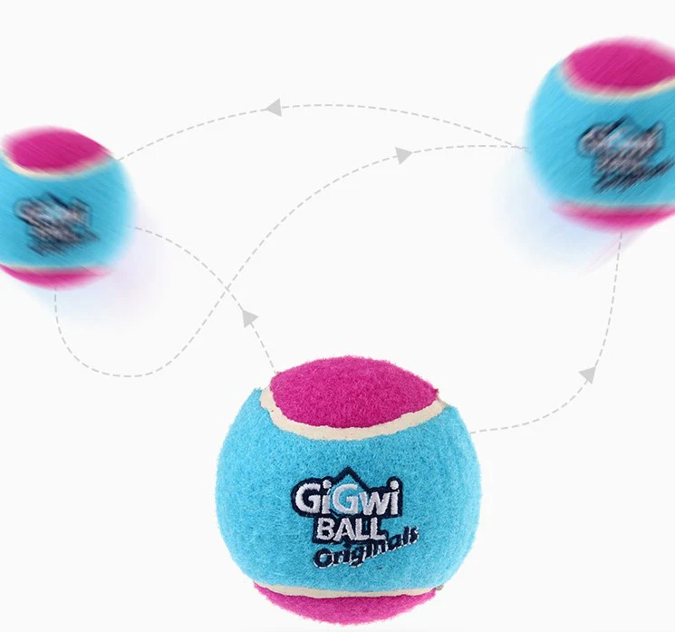 Pelota De Tenis 3 Pack Juguete Para Mascota M - Image 4