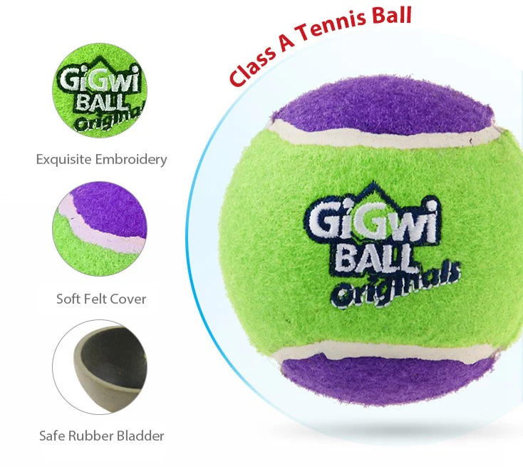 Pelota De Tenis 3 Pack Juguete Para Mascota M - Image 5