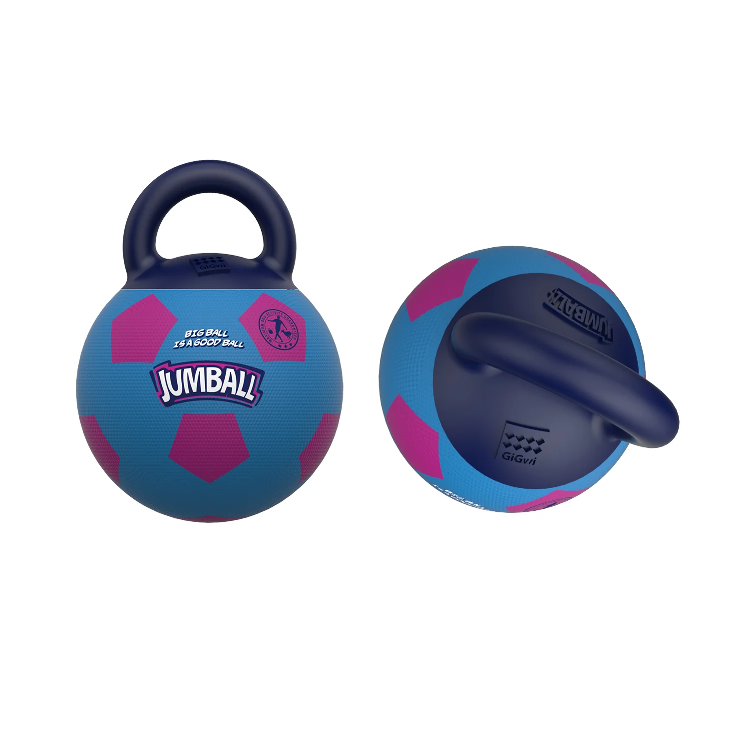 Pelota JUMBALL Azul Con Asa Para Mascota - Image 5