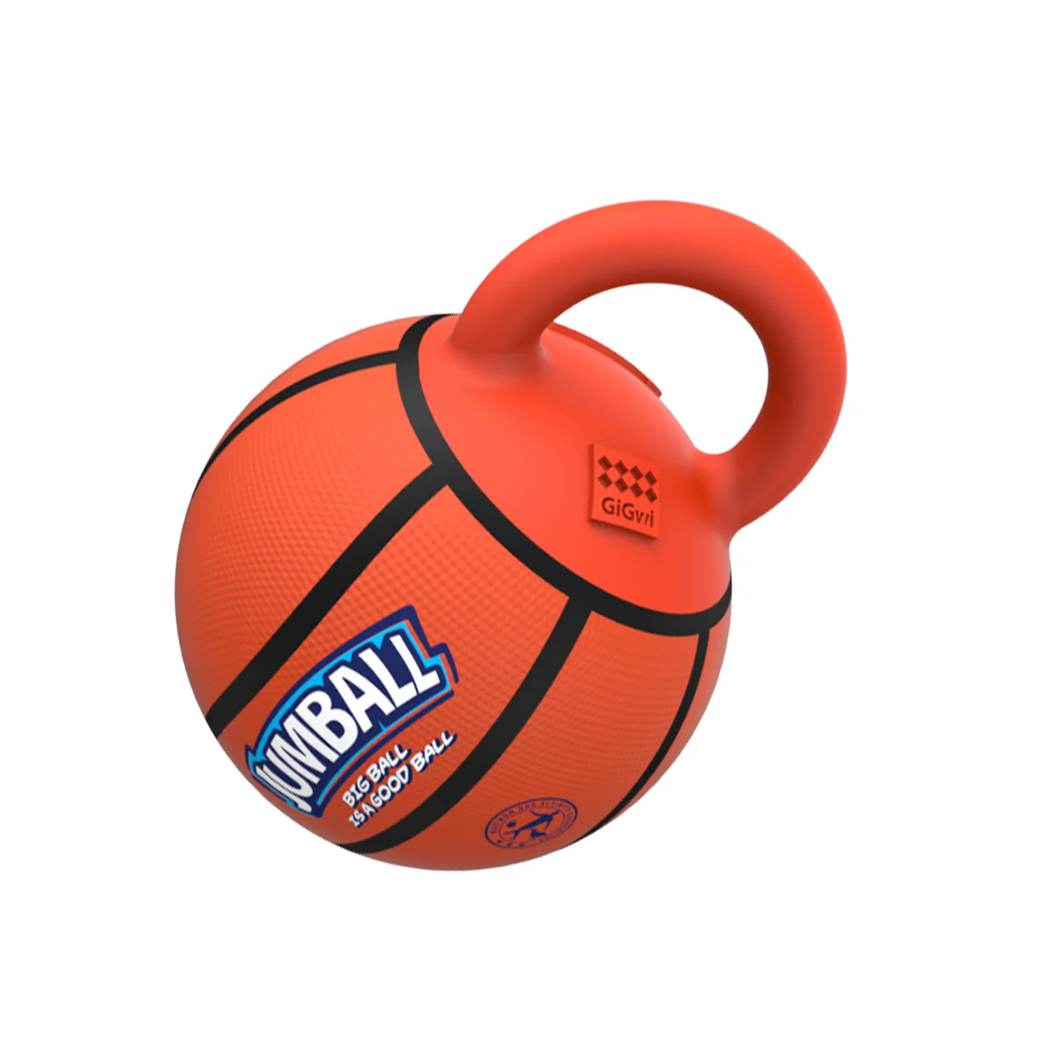 Pelota JUMBALL Naranja Con Asa Para Mascota - Image 2