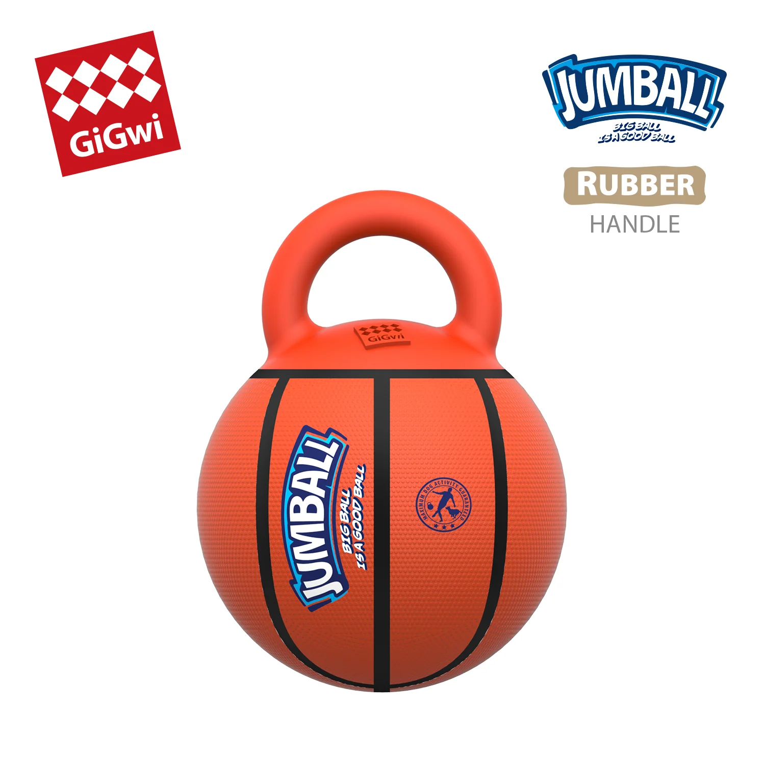 Pelota JUMBALL Naranja Con Asa Para Mascota - Image 5