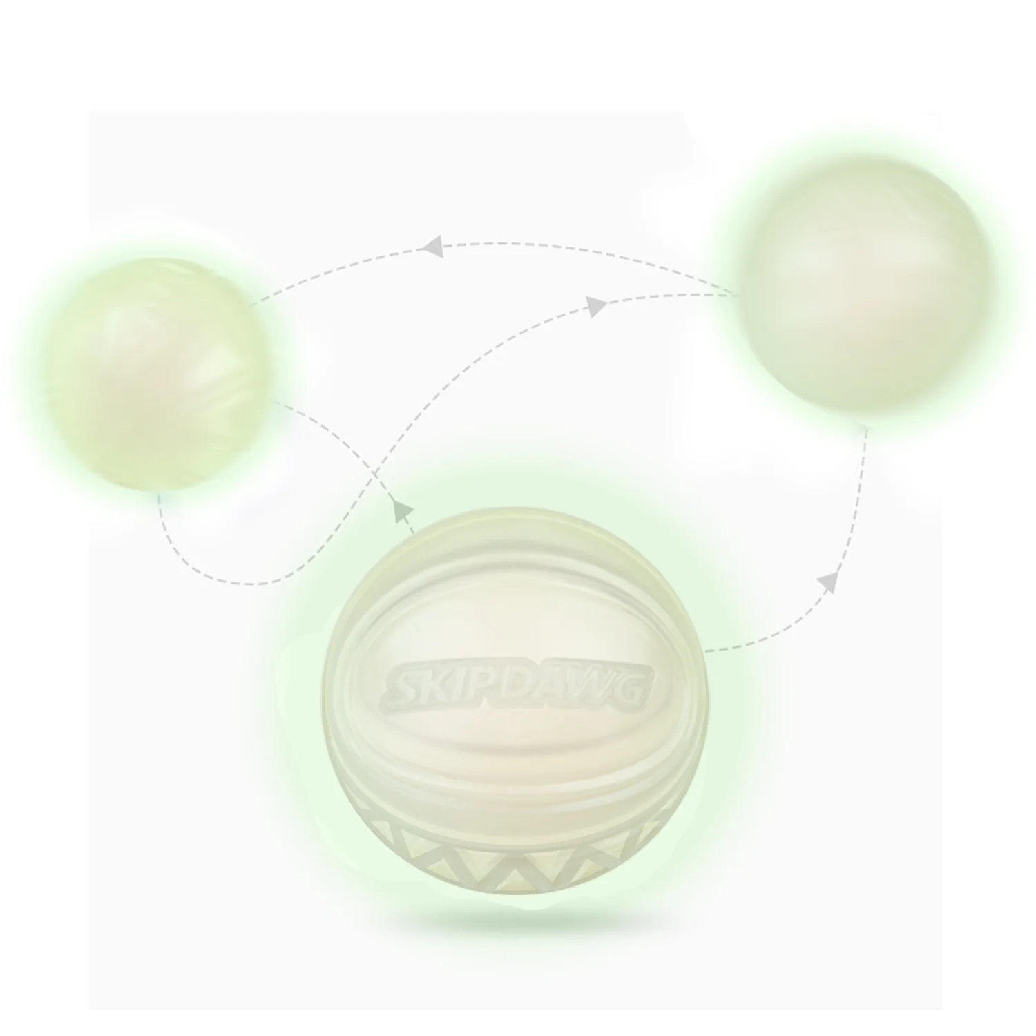 Pelota Luminiscente Neón De Carga Solar Para Mascota - Image 6