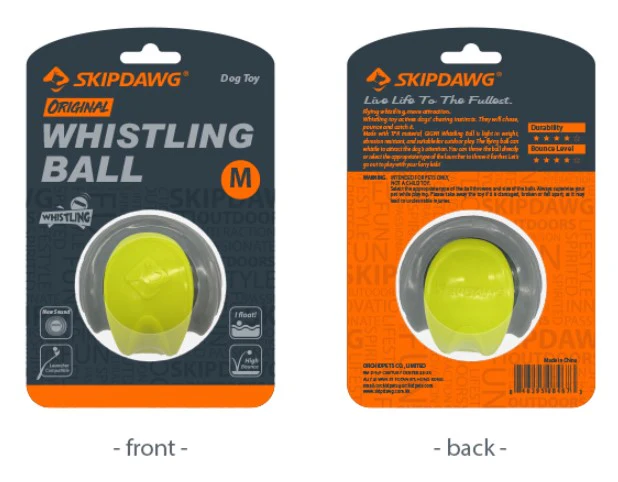 Pelota Silbadora Mediana Para Mascota