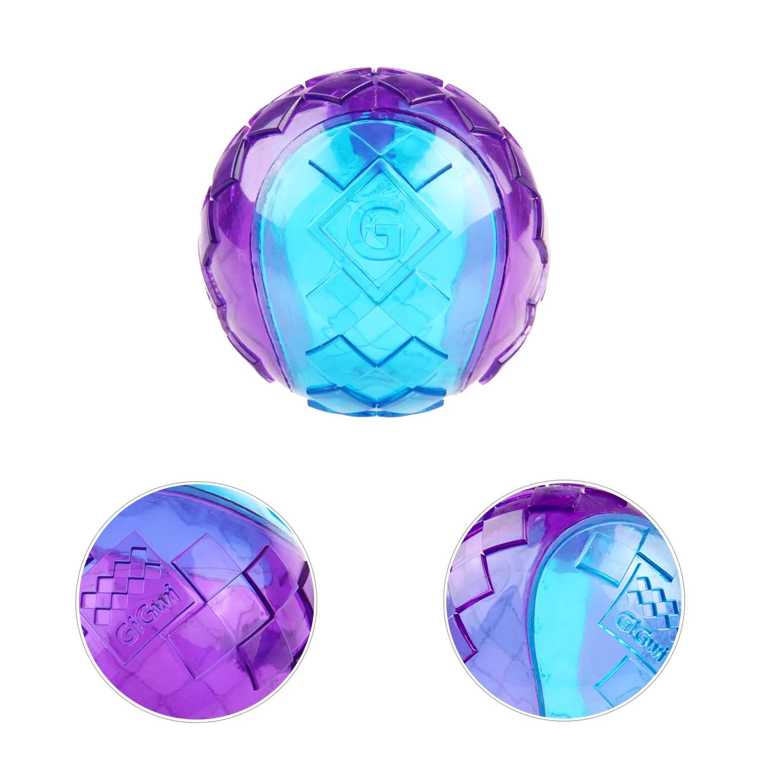 Pelota TPR Azul Purpura Para Mascota M - Image 2