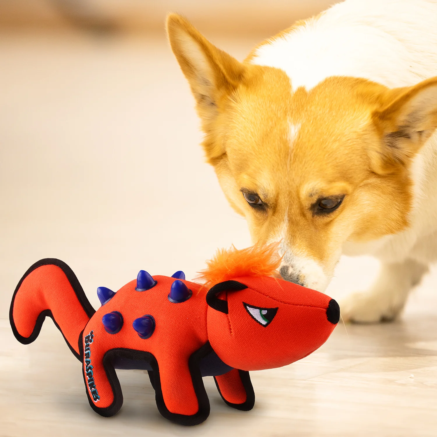 Peluche Ardilla Resistente Duraspikes Para Mascotas - Image 2