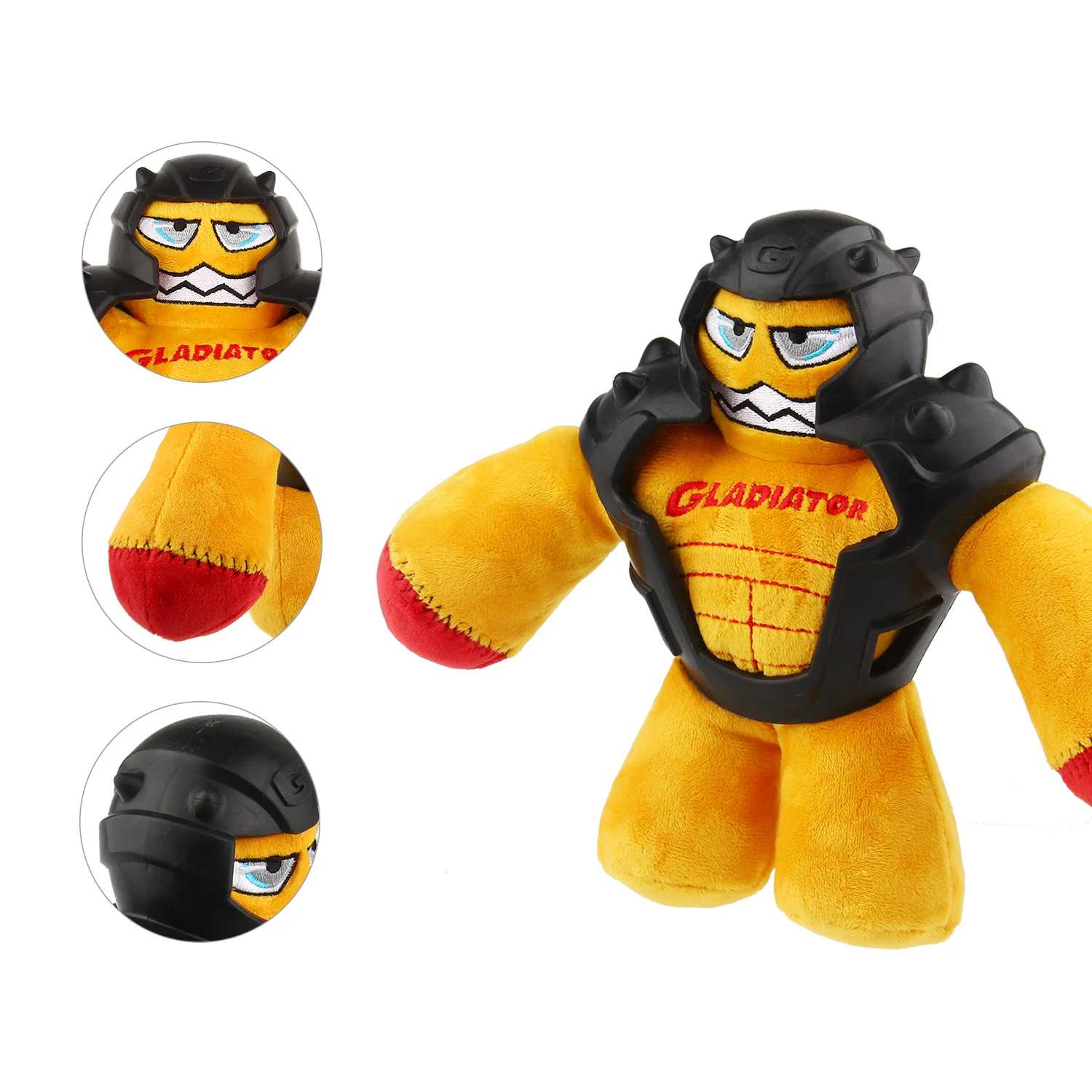 Peluche Gladiador Amarillo Muñeco Para Mascota - Image 3