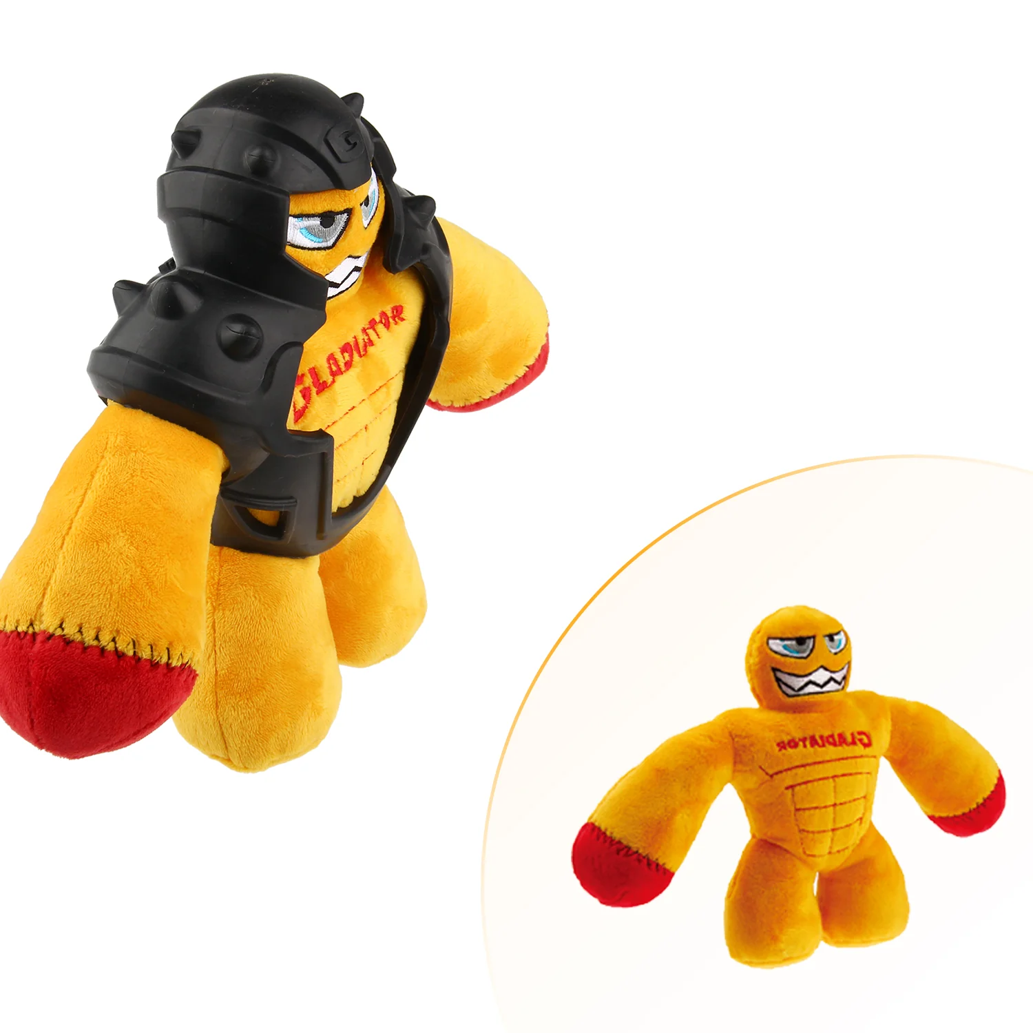 Peluche Gladiador Amarillo Muñeco Para Mascota - Image 4