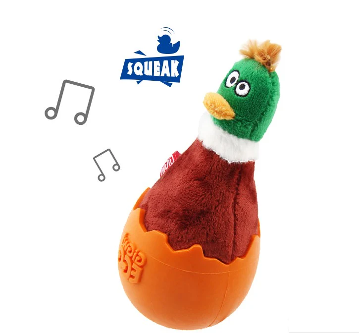 Peluche Pato Gigwi EGG Chocolate Para Mascota - Image 3