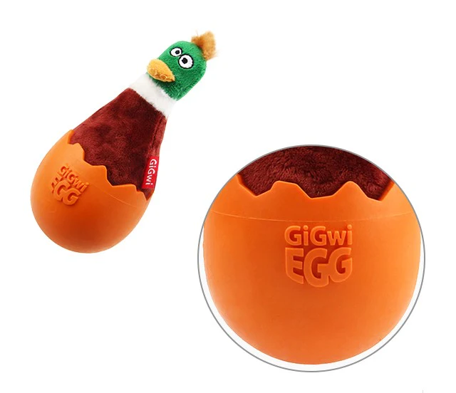 Peluche Pato Gigwi EGG Chocolate Para Mascota - Image 6