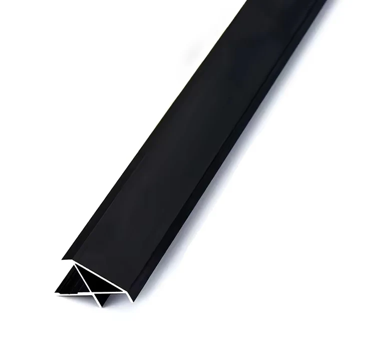 Perfil Remate Esquina Recto 45° Laminas De 5Mm Bambú WPC PVC 3M Long Negro - Image 3