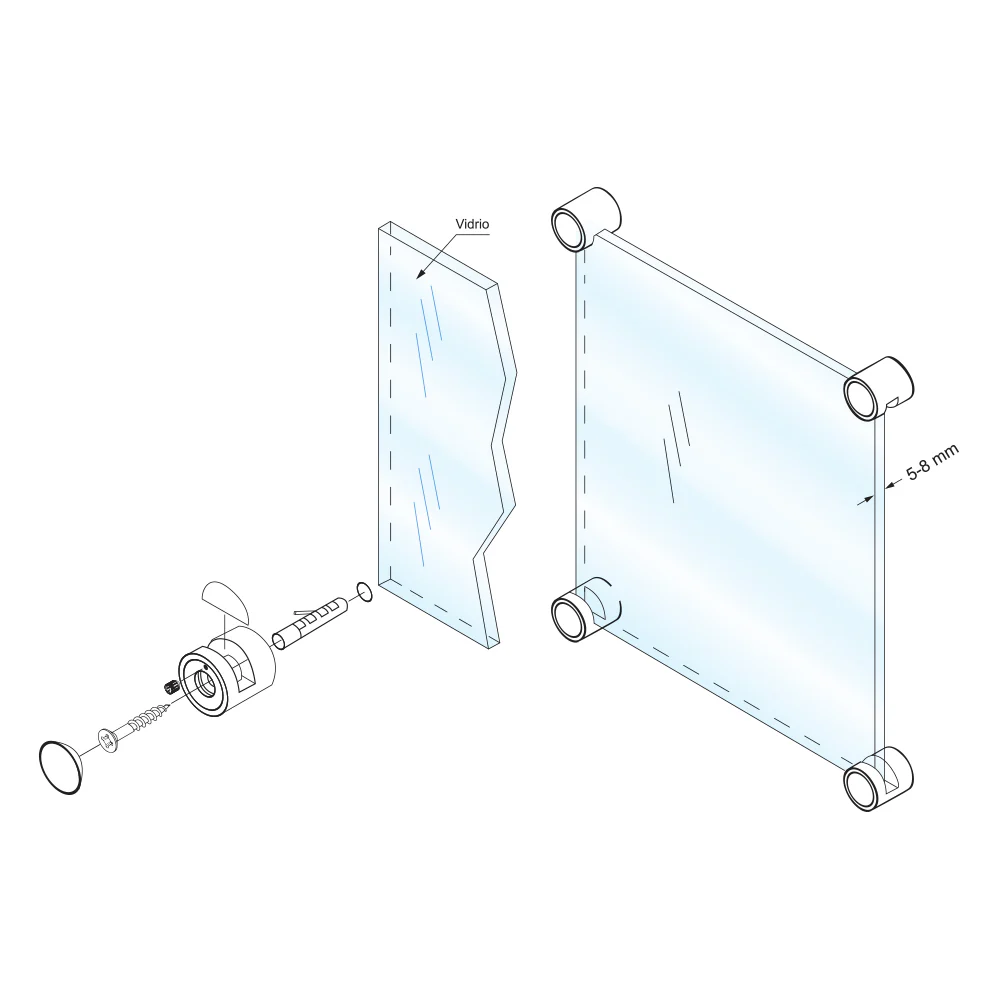 Perno Acero Inoxidable 316 Dia. 30X38mm. (C-3130SUS-10/38MM.). - Image 5