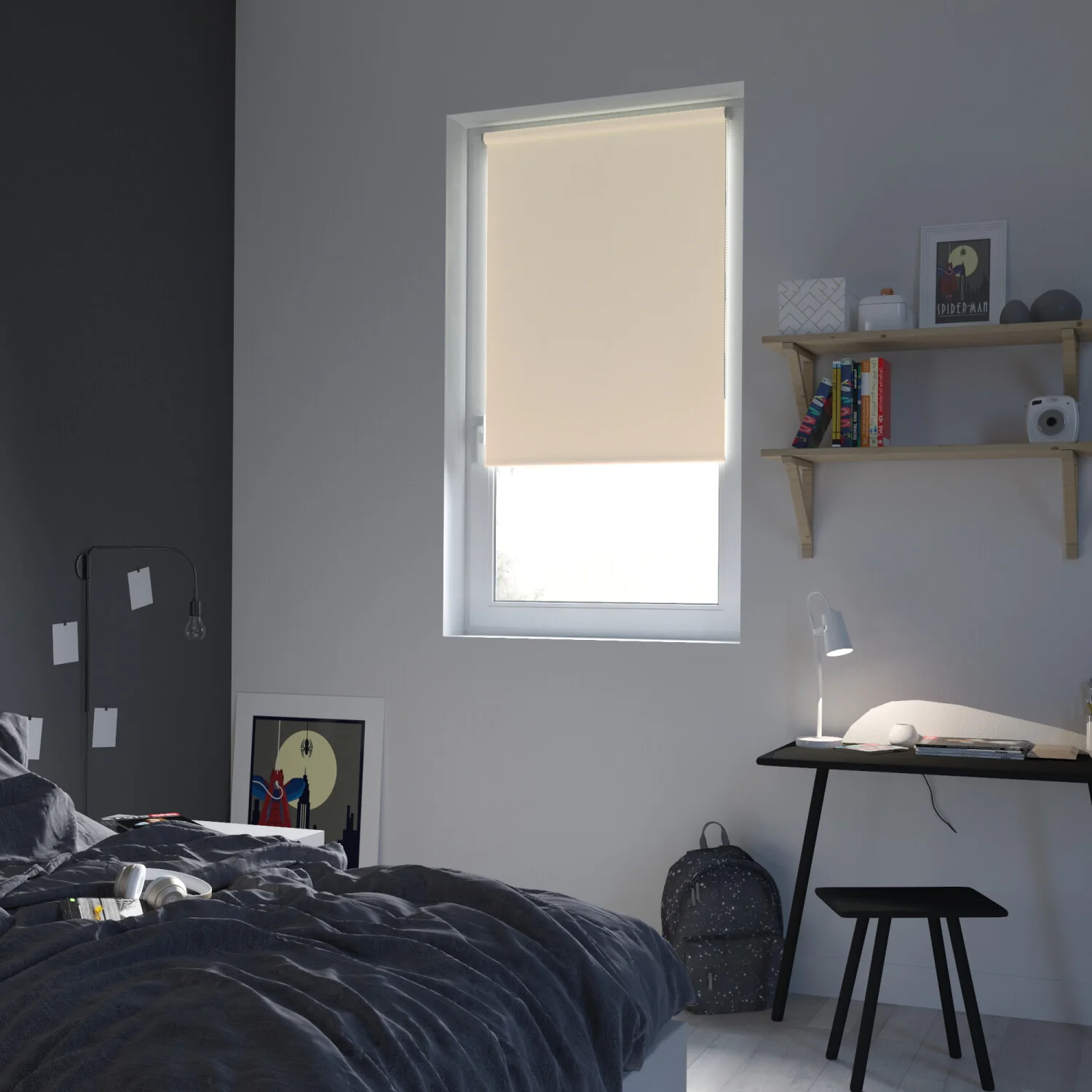 Persiana Blackout Roller Belem Beige Trench - Image 6