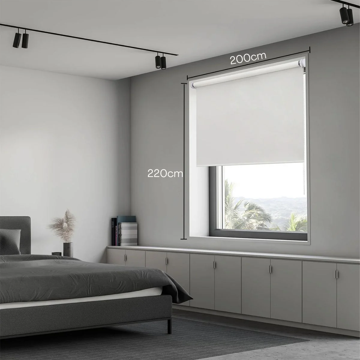 Persianas Blackout Roller GRIS SOOTH INSPIRE - Image 11