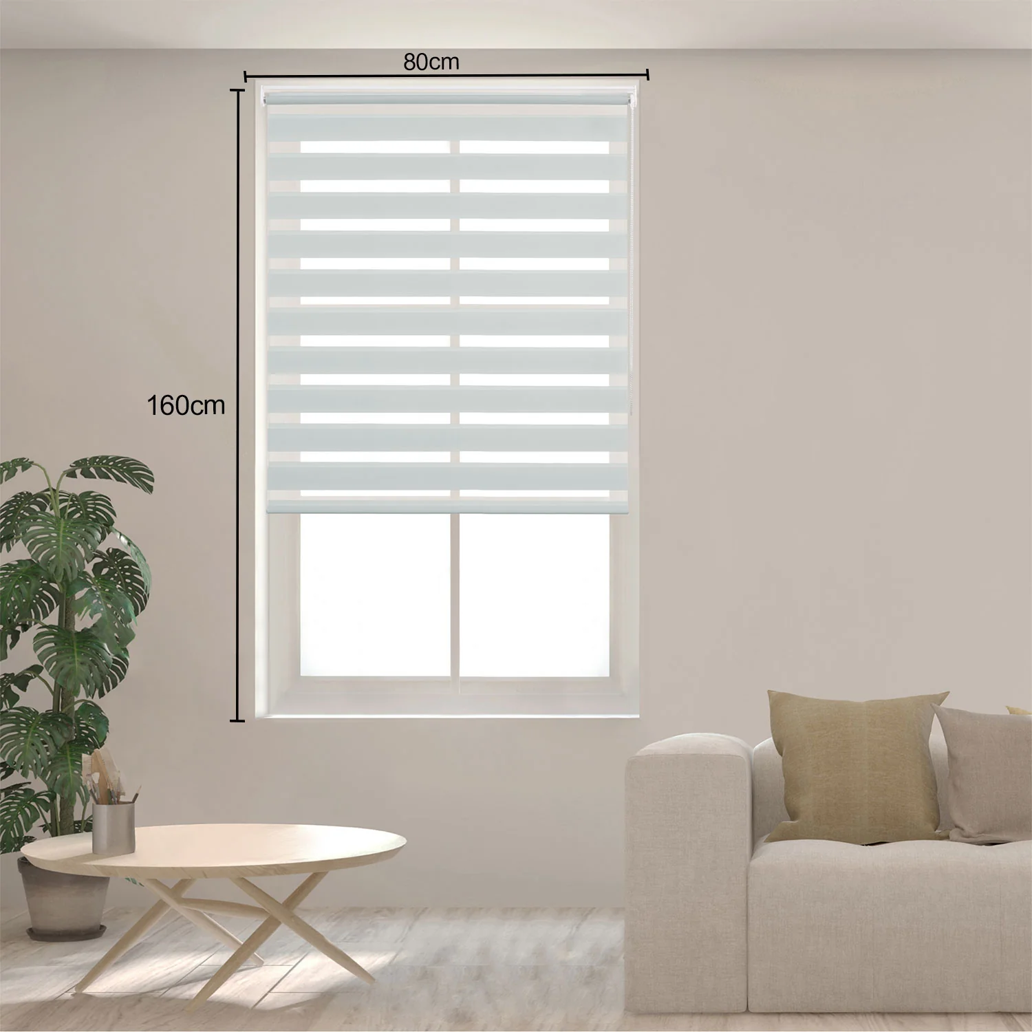 Persianas Roller Enrollable Eclipse Dual GRIS LUMINA INSPIRE - Image 5