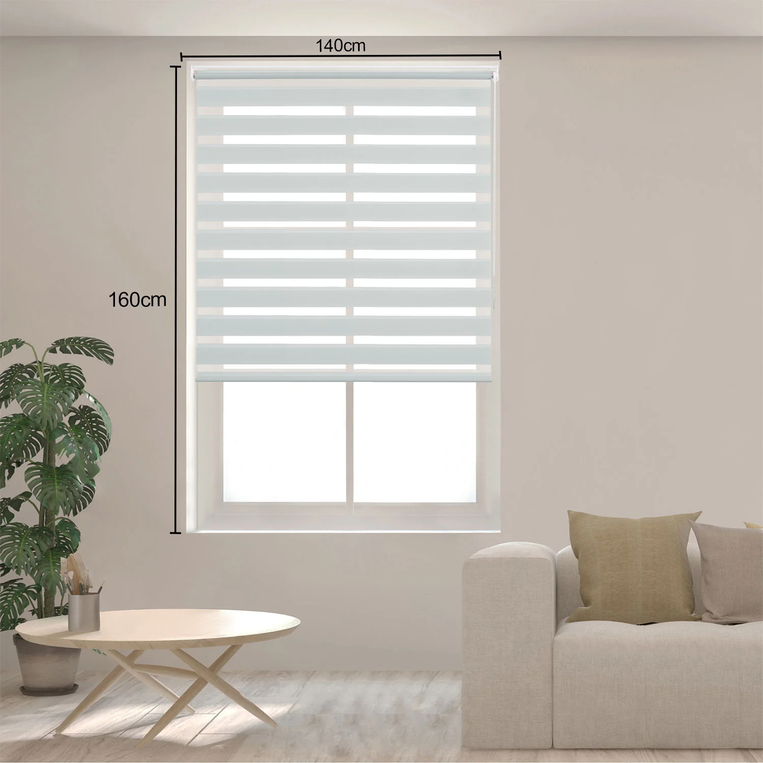 Persianas Roller Enrollable Eclipse Dual GRIS LUMINA INSPIRE - Image 8
