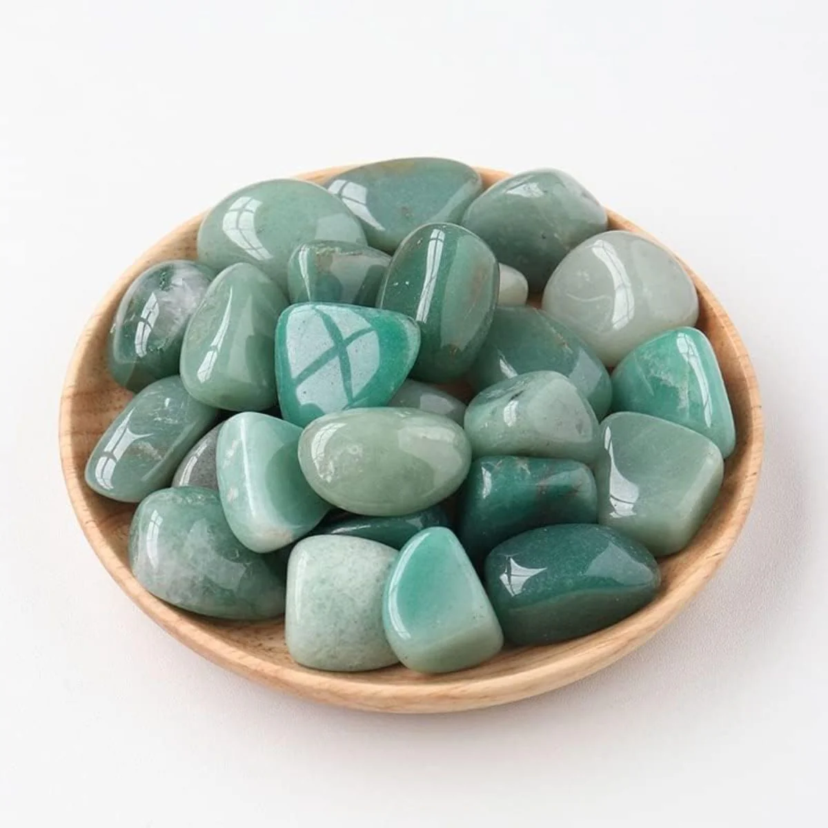 Piedras Decorativas Aventurina Verde Para Jardín, Macetas, Decoración. (500 Gramos). 15-20 Mm
