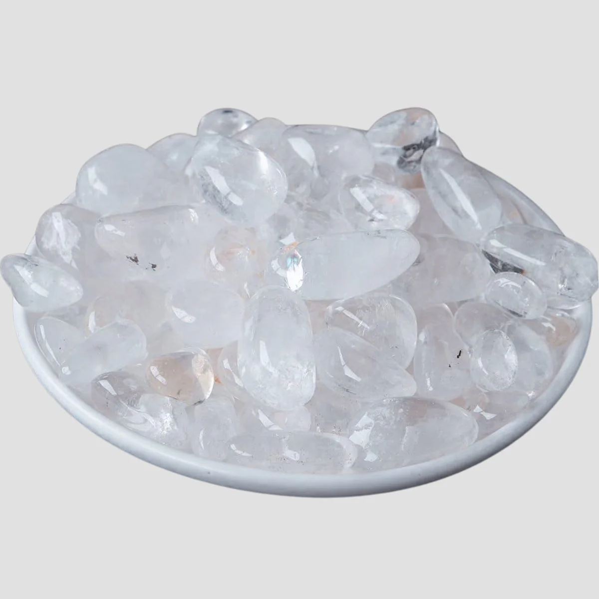 Piedras Decorativas Cuarzo Cristalino Para Jardín, Macetas, Decoración. (500 Gramos). 15-20Mm
