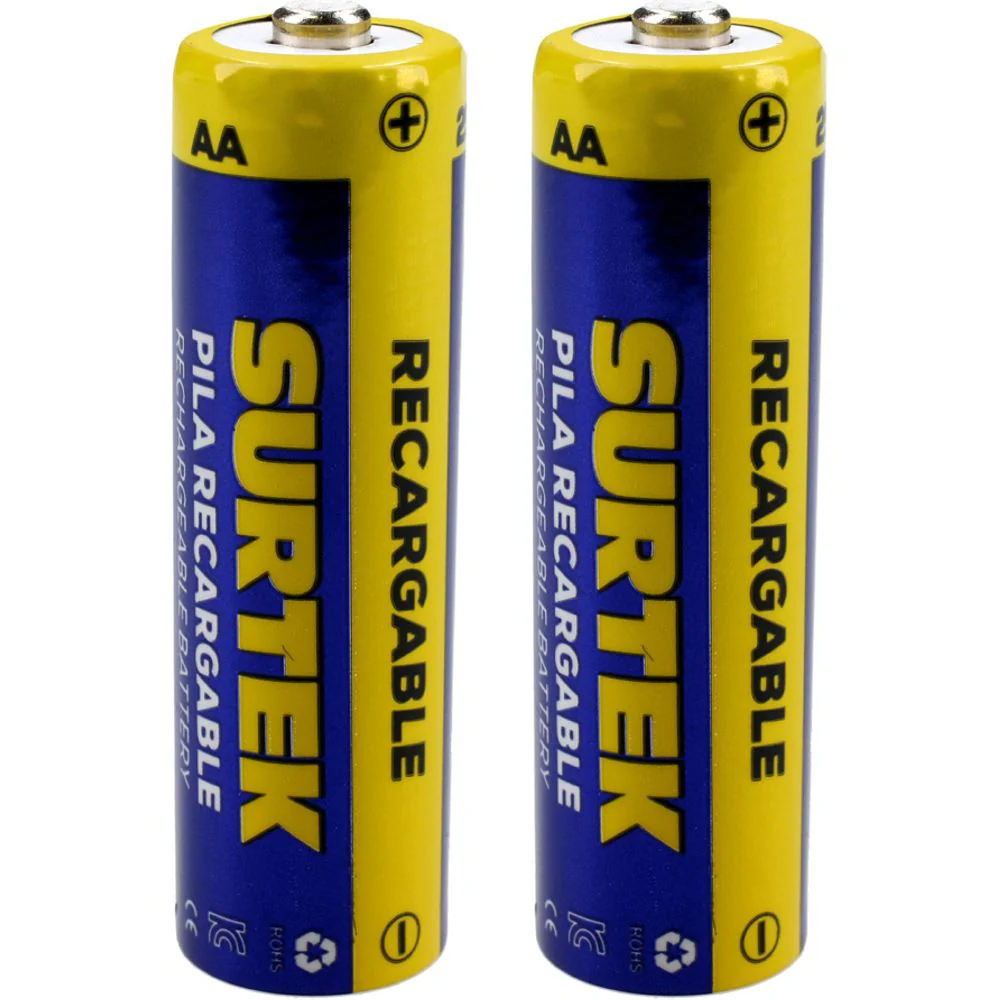 Pilas Recargables AA Blíster Con 2 Piezas Surtek. - Image 2