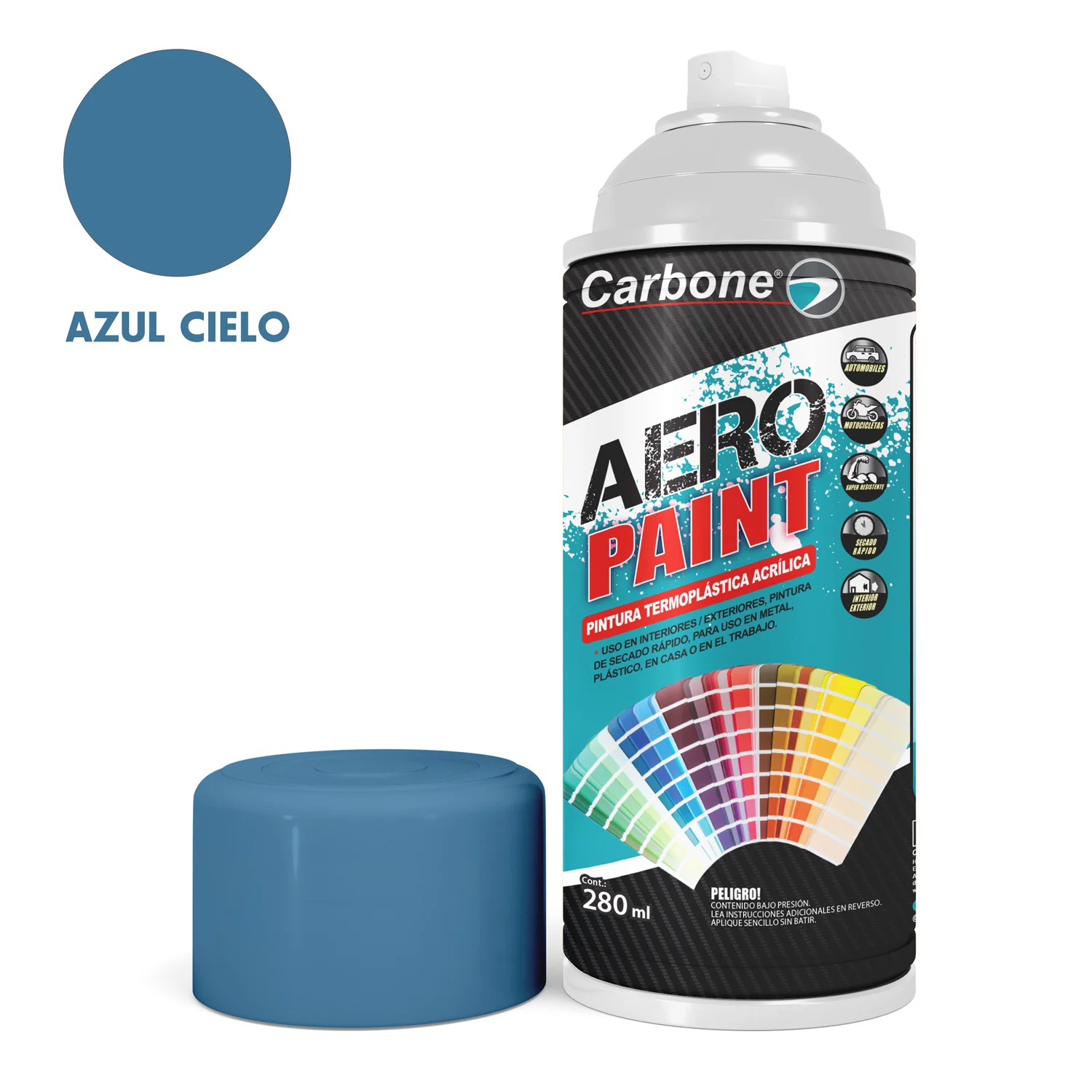 Pintura Aerosol En Spray. Interiores Y Exteriores Alta Calidad 280Ml - Image 12