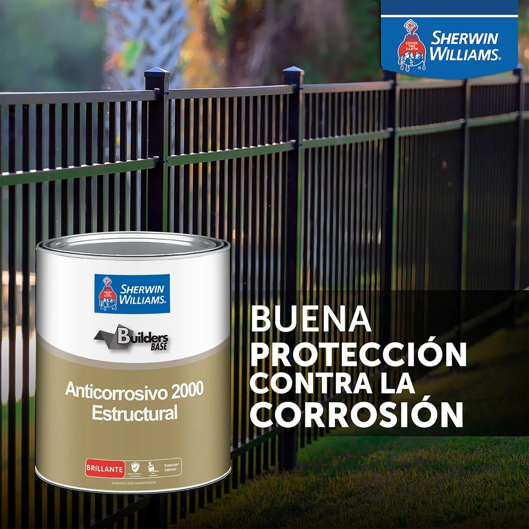 Pintura Anticorrosiva Brillante Color Blanco, 1 Galón. Sherwin Williams - Image 2