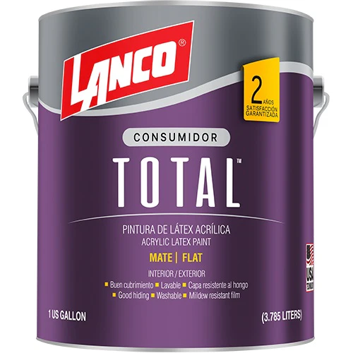 Pintura De Agua Total Latex De 1 Galon Lanco - Image 11