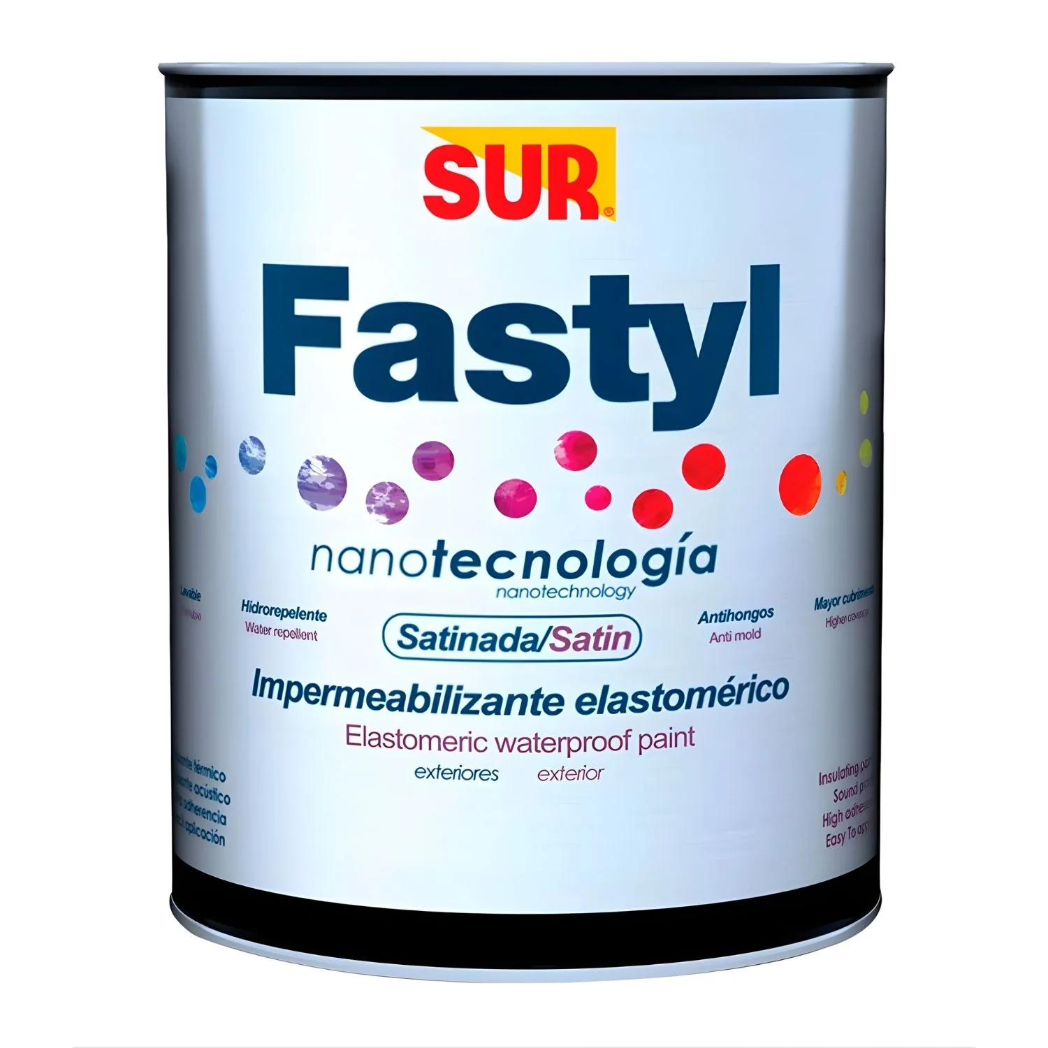 Pinturas Impermeabilizantes Elastomérica Sur Fastyl 1/4 Galón - Image 6
