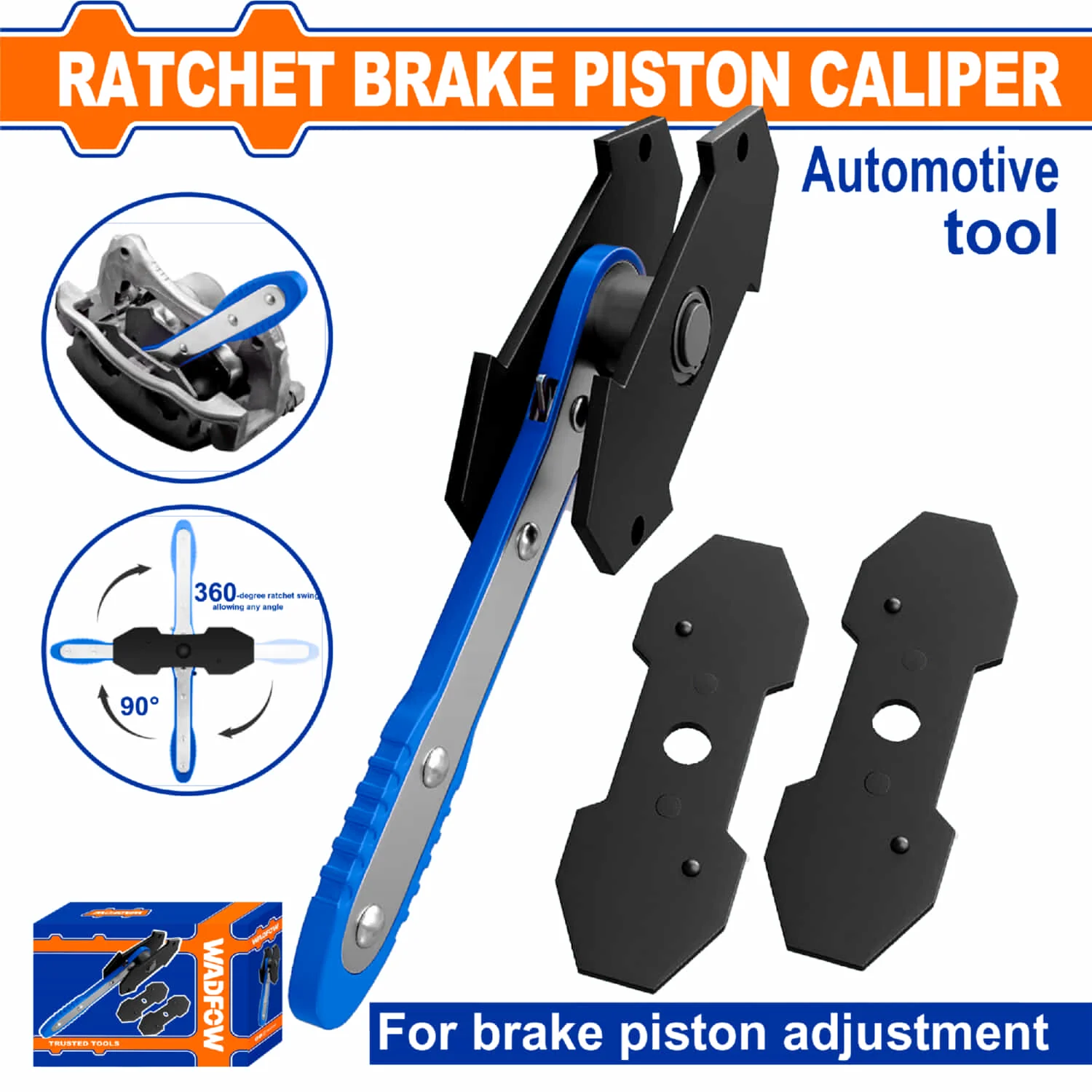Separador De Pistones De Freno 39.69-68.67Mm A3 Con Mecanismo Ratchet Para Pistones.