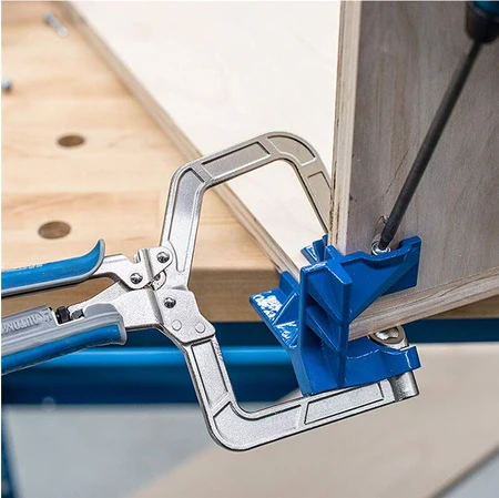 Pinza Presion Triple C De 13" Para Esquinas 90 Grados Con Guia Agujero Para Perforar - Image 2
