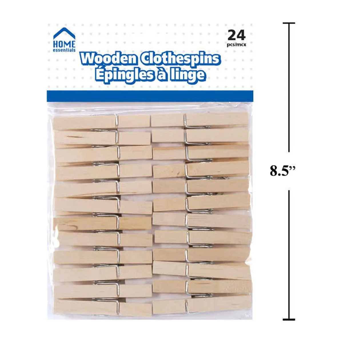 Pinzas De Madera Para Ropa De 24 Piezas - Image 2