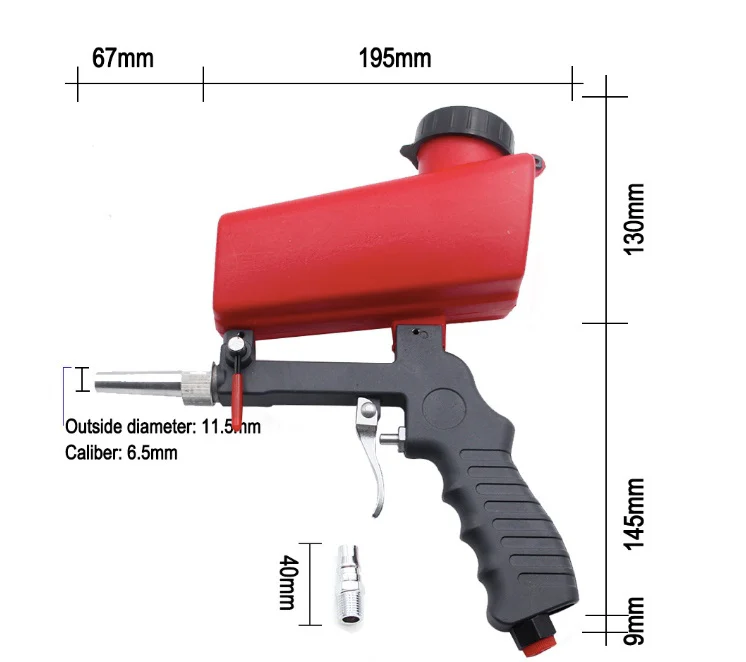 Pistola A Presión Neumática De Chorros De Arena Sand Blasting - Image 3