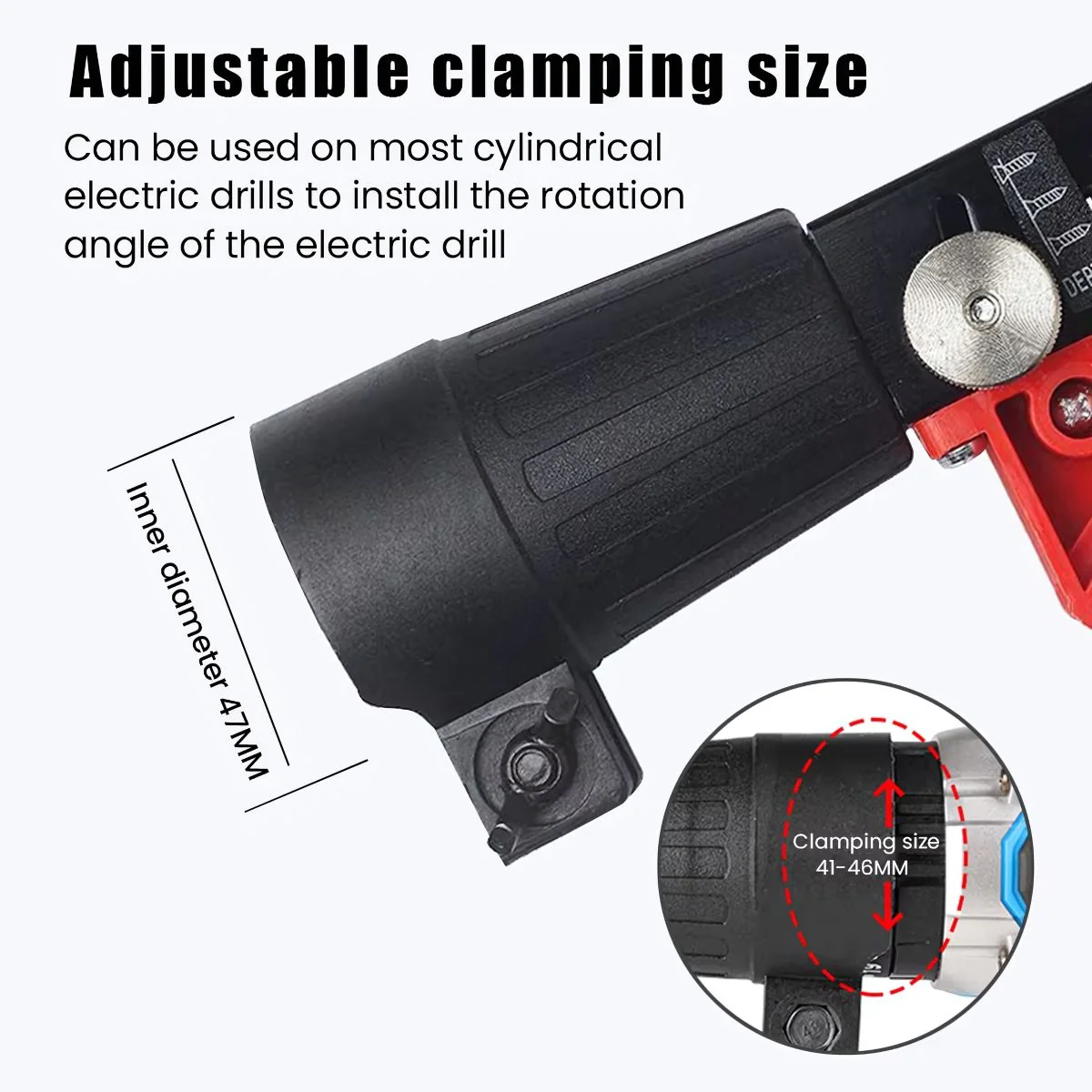 Pistola De Tornillo Eléctrica Para Paneles De Yeso. Adaptador Automático Para Taladro, Ajustable Y Fácil De Usar. Automática Para Cinta De Tornillos - Image 2