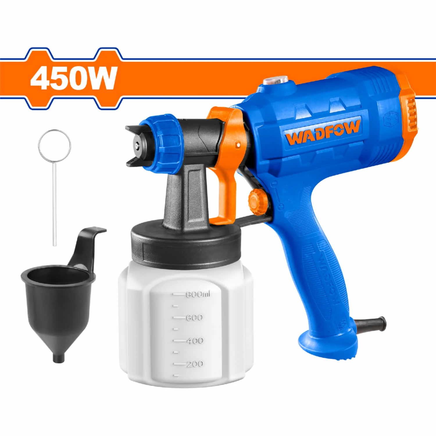 Pistola Spray De Aire Para Pintar 450W Capacidad 800 Ml. Voltaje: 110-120 V ~ 50 / 60Hz. De Aire