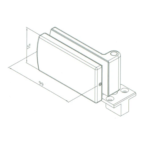 Pivote Piso Sistema Plegable. Satinada Para Vidrios 10-12 Mm - Image 3