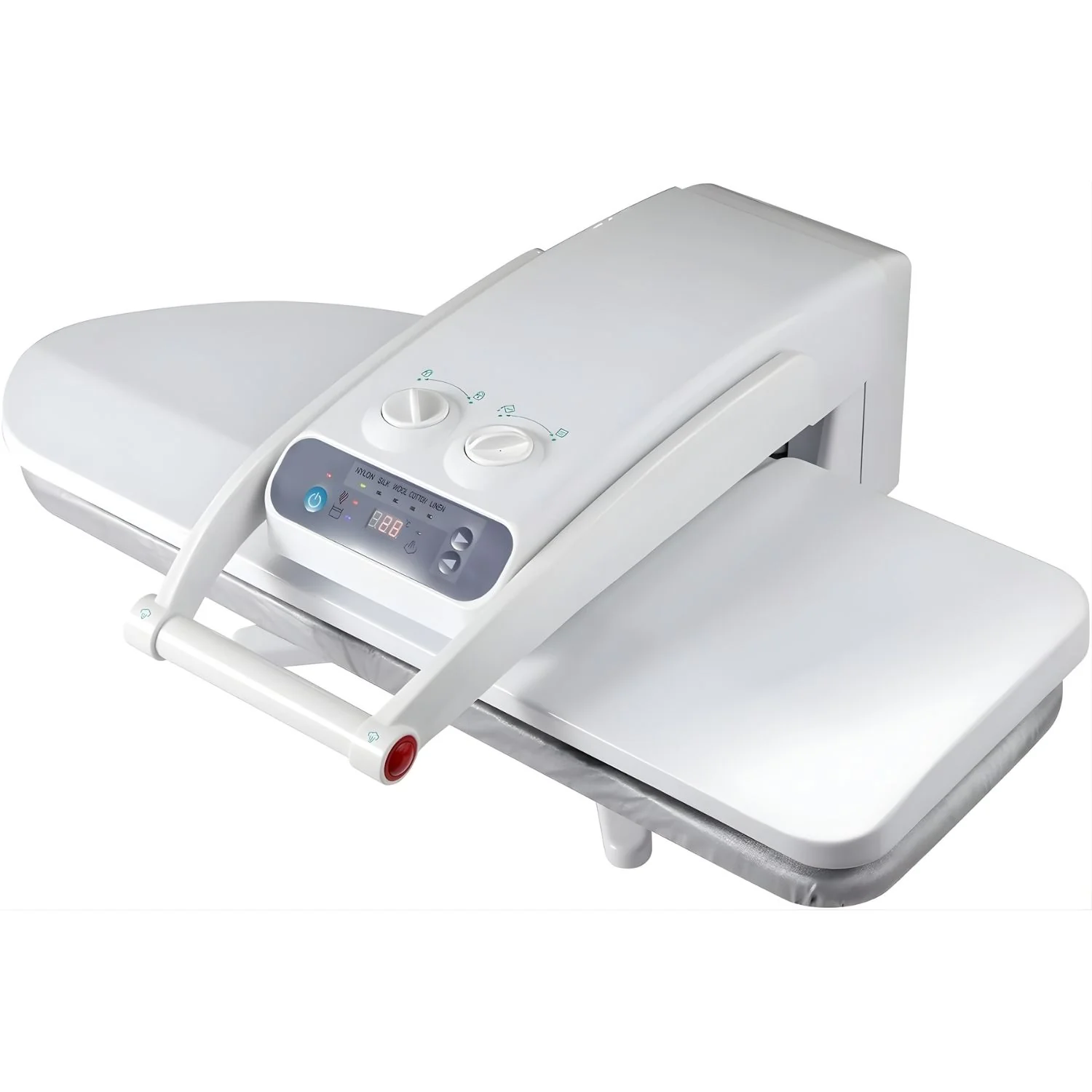 Plancha De Vapor Eléctrica Para Ropa 1400W Con Panel De Teflón Antiadherente Y Control Digital. Prensa De Vapor Para Ropa. - Image 2