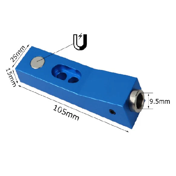 Mini Plantilla Con Guia De Perforacion Para Madera, Tamaño Agujeros 9,5Mm - Image 3