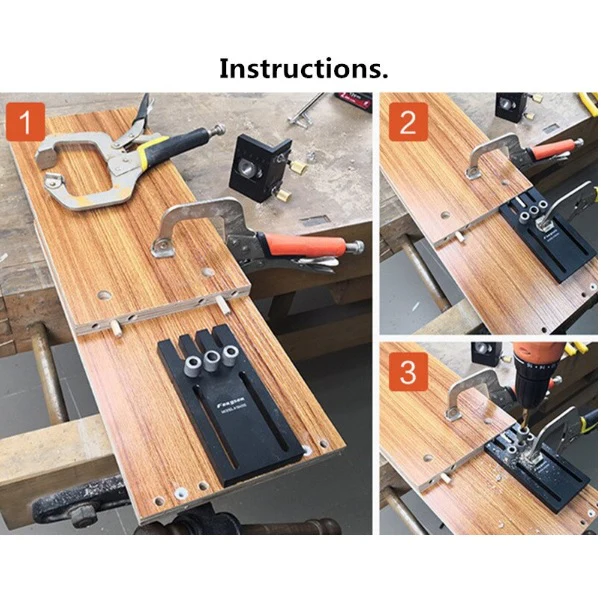 Plantilla Guia Para Perforaciones En Madera. - Image 2