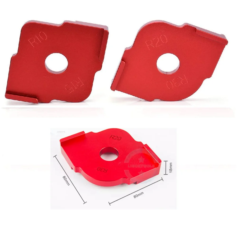 Plantillas De Radios Para Enrutar Esquinas Redondeadas En Madera, 2 Pcs. - Image 2