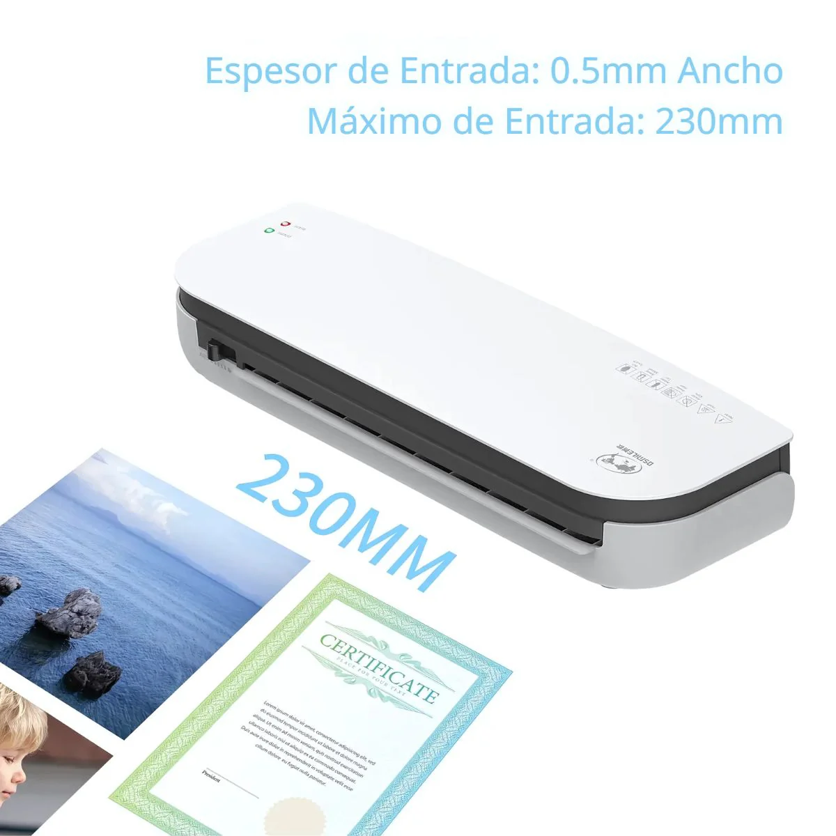 Plastificadora A4 Térmica Y En Frío Con Doble Modo 120V. Laminadora De Documentos Para Oficina Y Hogar. - Image 4