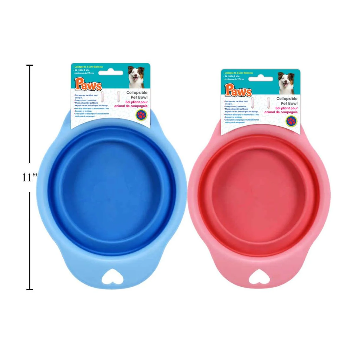 Plato Taza Plegable Para Mascotas De 550 Ml (1Pza) (Viene En Colores Variados Al Azar) - Image 4