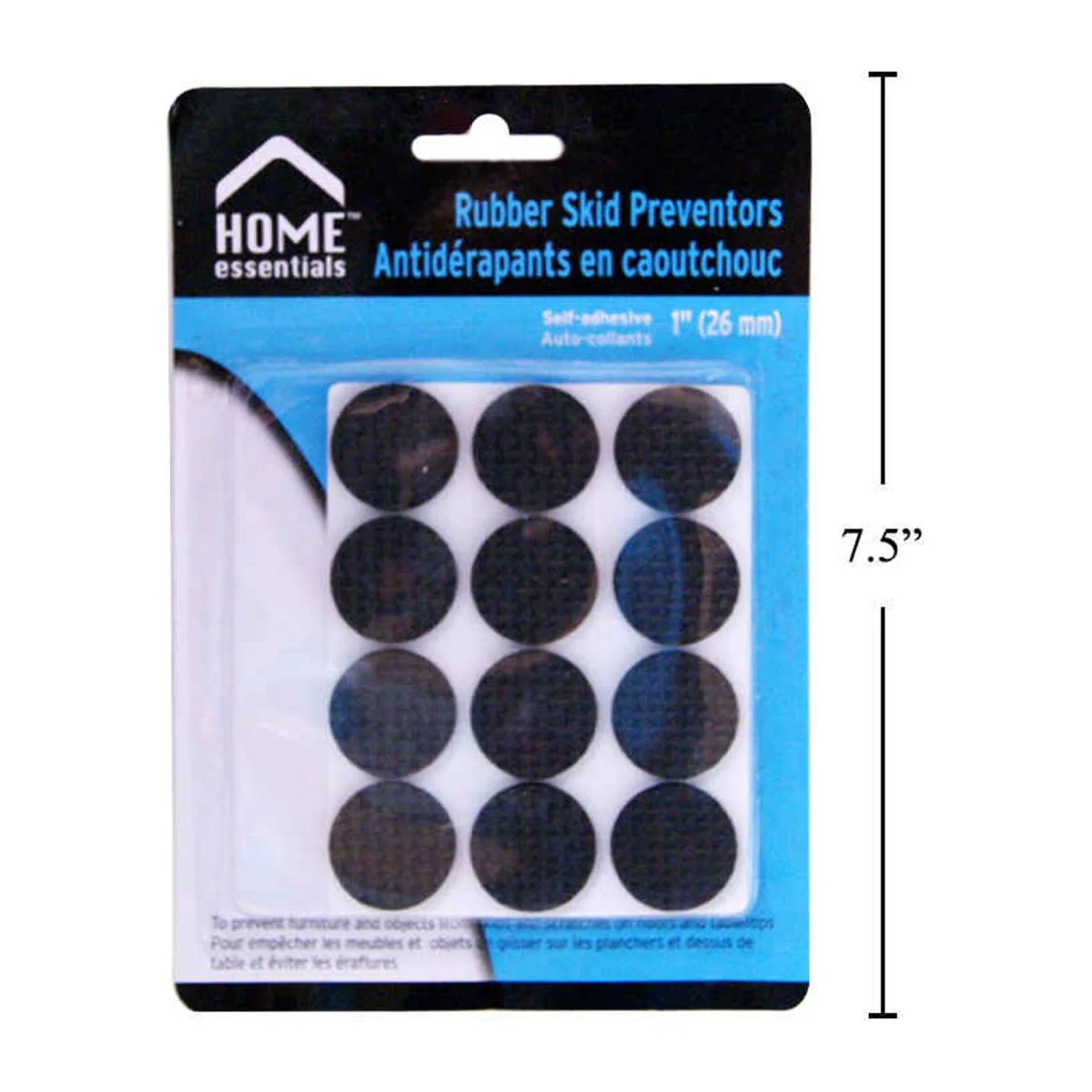Preventores Antideslizamiento De Muebles De 12 Piezas, 1 "De Diámetro, Caucho - Image 5