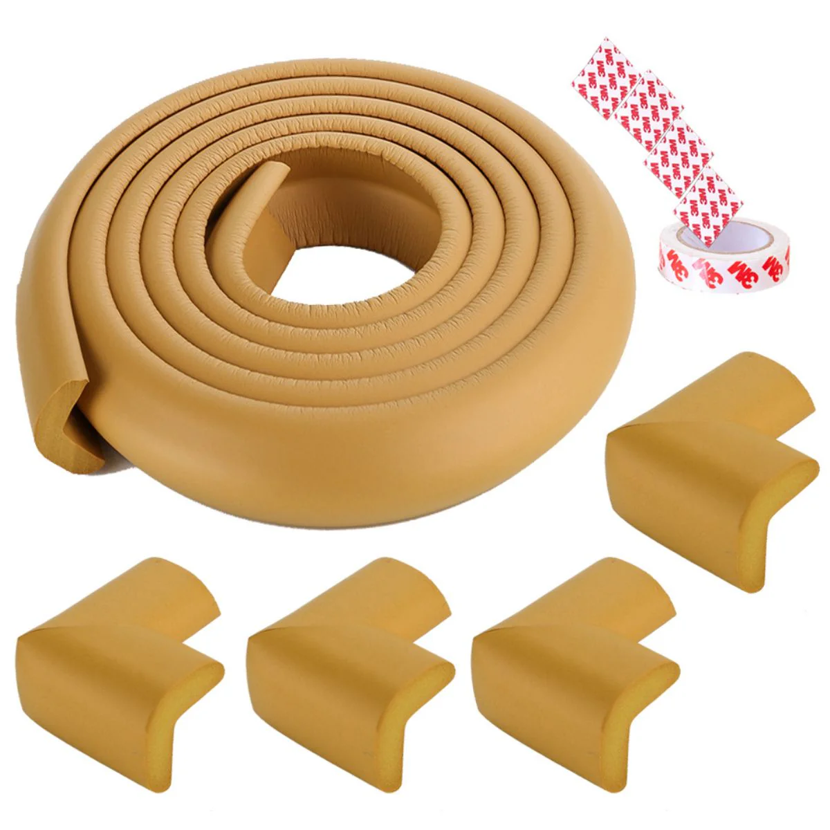 Protector De Esquinas Y Bordes (2 Metros Con 4 Esquineros). Protector De Foam Seguridad Para Niños Y Bebés. - Image 2