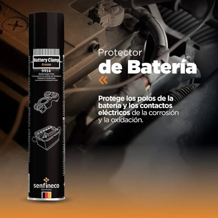 Spray Protector Para Terminales De Batería 12V 400 ML Senfineco