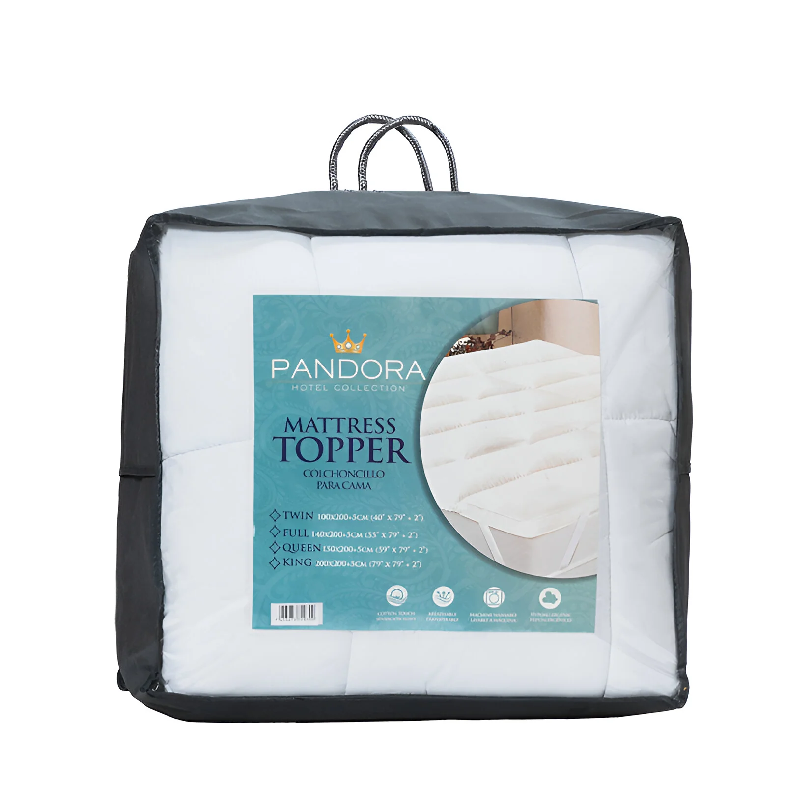 Protectores De Colchones Topper Pandora Hotel Collection - Image 5