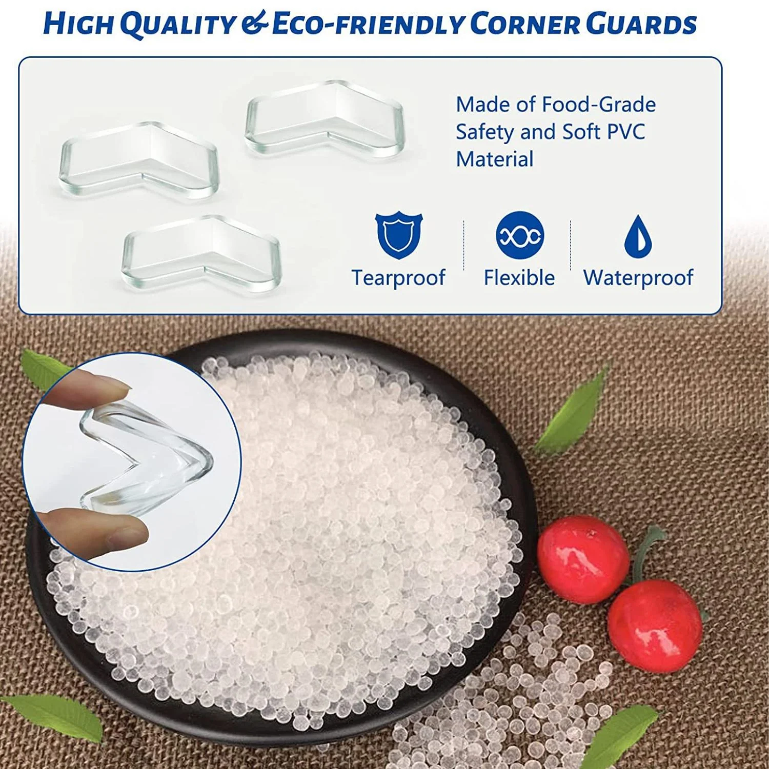 Protectores De Esquina Transparentes Para Muebles. Tipo L (18Cmx 16Cm). Set De 10 Piezas. Esquineros De Seguridad. - Image 5