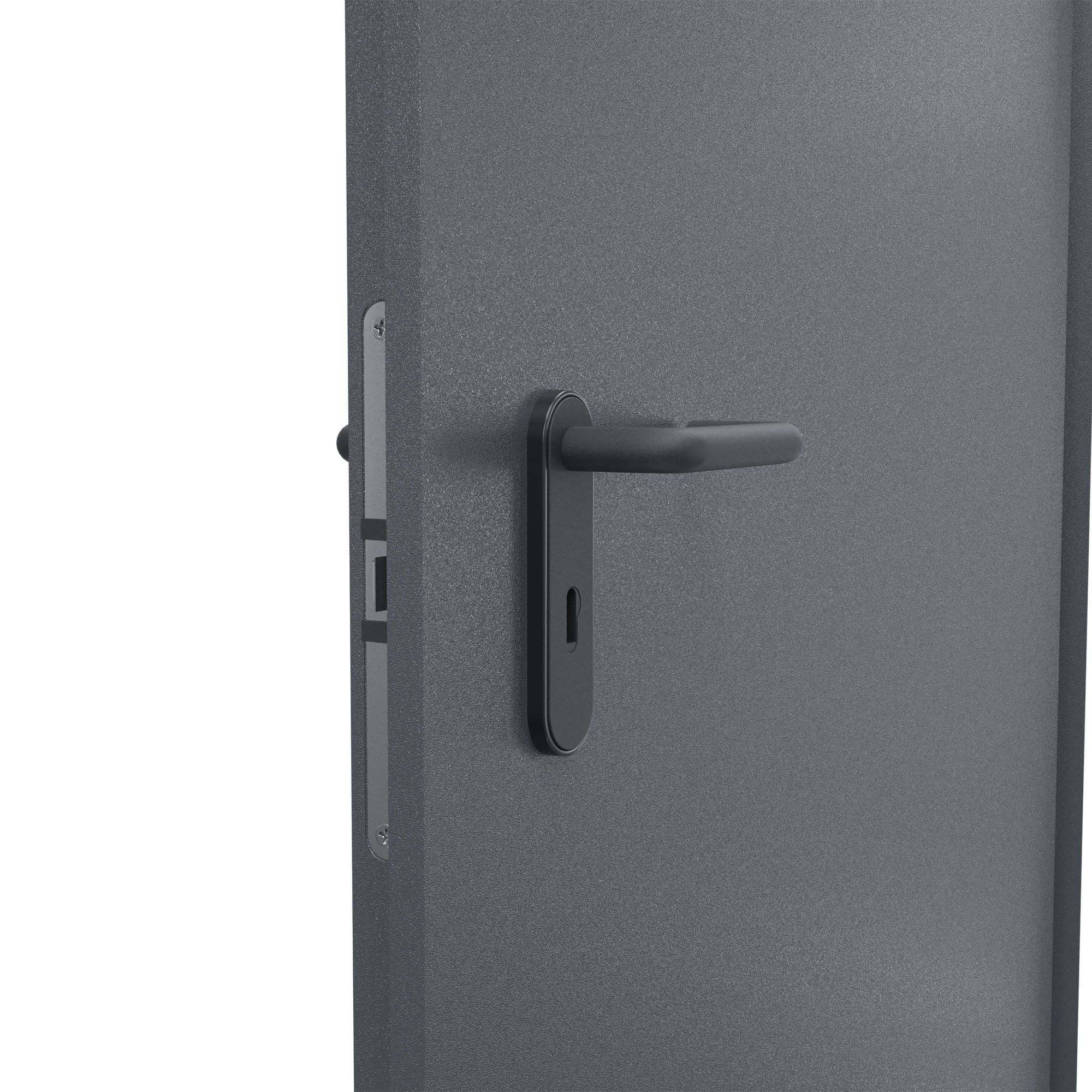 Puerta Multiuso Reversible 990X2140mm Marco MC3 Color Gris 7035 (No Incluye Cilindro, Se Vende Por Separado) - Image 4
