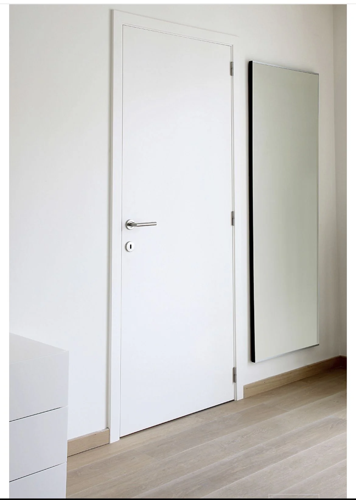 Puerta WPC 45Mm Madera Interior Blanca 70X215cm Incluye Marco Completo Y Herrajes Silver. Altisima Calidad Y Resistencia - Image 6