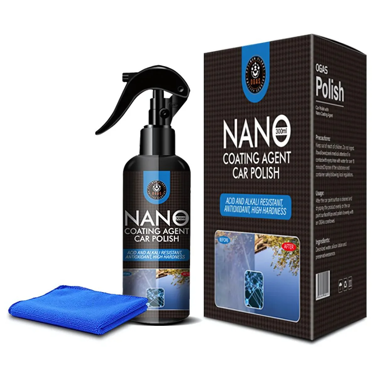 Pulidor Líquido Para Autos 300Ml. Spray Protector Y Abrillantador De Carros. Cera En Spray Resistente Al Agua Y Antioxidante. - Image 4