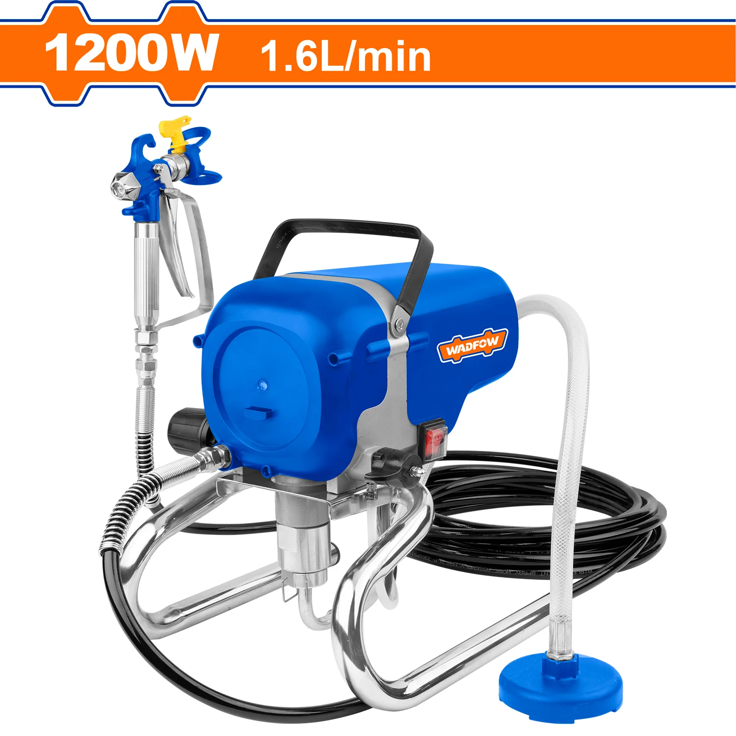 Pulverizador De Pintura Sin Aire Voltaje 1200W 1.6L/Min Presión Pistola De Pintar Sin Aire Airless Sprayer - Image 2